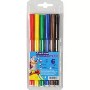 Фломастери 6 кольорів Centropen (7790/06)