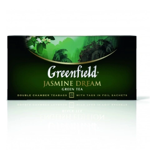 Чай в пакетиках Greenfield Jasmine Dream зелений 120 шт (381698)