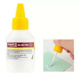 Клей канцелярський Axent Delta Standart 50 г PVA з пензликом (D7127)