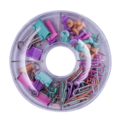Набір канцелярський  Buromax Donut Pastel чорний (BM.5701)