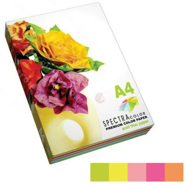 Набір кольорового паперу Spectra Color Rainbow Pack Light  IT82T А4 80г/м2 пастель 5х50х250 (16.4241)