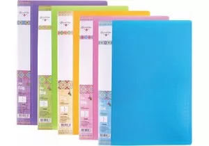Папка-швидкозшивачА4 17мм 700мкм пластиковаCLIPAВишиванка колір в асортименті30686 Optima *