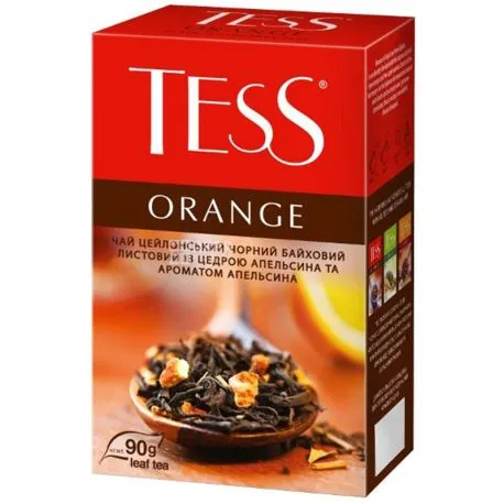 Чай розсипний Tess Orange чорний 90г (800646)