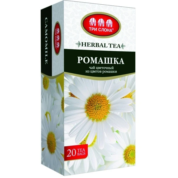 Чай у фільтр пакетах Три Слони Ромашка 1г х 20шт (814733)
