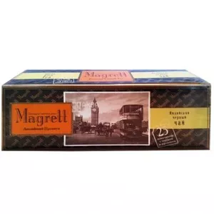 Чай в пакетиках Magrett English Premium чорний індійський 2г х 25 шт (250173)