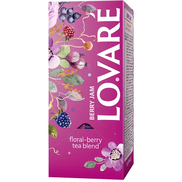Чай в пакетиках LOVARE Berry Jam 1,5г x 24 шт (872748). Фото 2