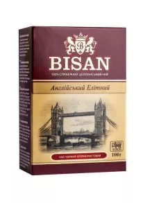 Чай розсипний Bisan Англійський елітний 100г(013300)