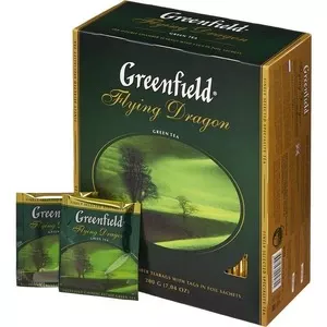 Чай в пакетиках Greenfield Flying Dragon зелений 2г х 100 шт (808581)