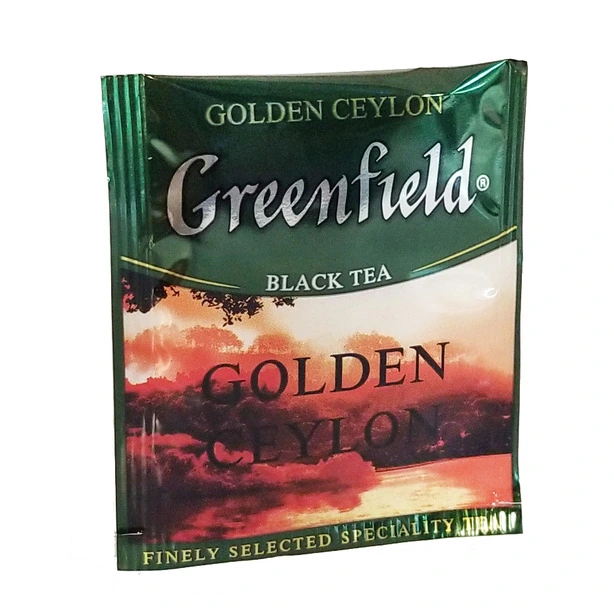Чай в пакетиках Greenfield Golden Ceylon чорний 2г х 100 шт в  плівці  (808529)