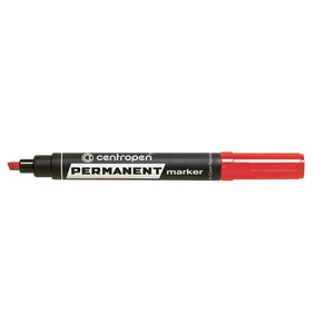 Маркер перманентний Centropen Permanent червоний 1-4.6 мм клиноподібний (8576/02)