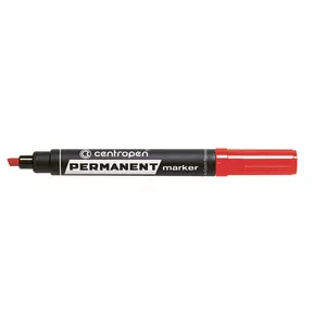 Маркер перманентний Centropen Permanent червоний 1-4.6 мм клиноподібний (8576/02)