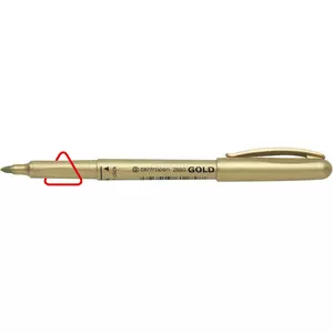 Маркер спеціальний Centropen Gold золотий 1.5-3 мм круглий (2690/12)
