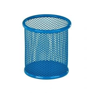 Стакан для ручок Kite бірюзова кругла метал (K22-2110-16)