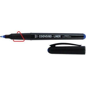 Маркер для CD-Liner Centropen синій 0.6 мм гострий (4616/03)