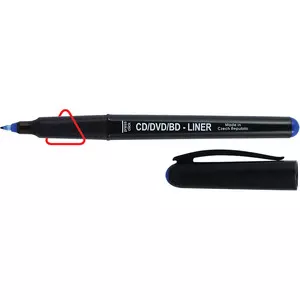 Маркер для CD-Liner Centropen синій 0.6 мм гострий (4616/03)