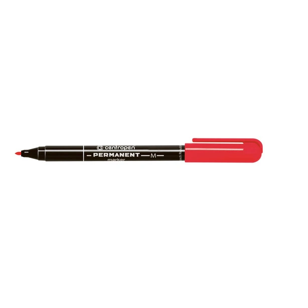Маркер перманентний Centropen червоний 1 мм. круглий (2846/02)