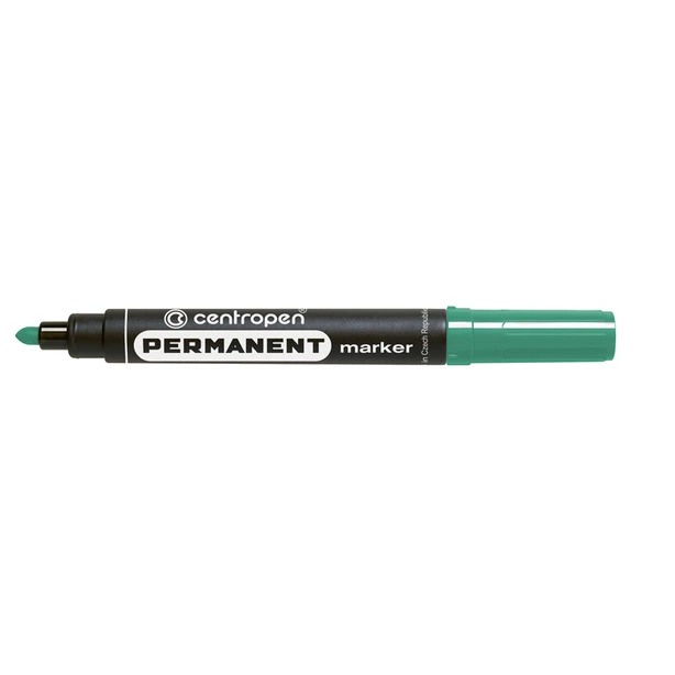 Маркер перманентний Centropen Permanent зелений 2.5 мм круглий (8566/04)