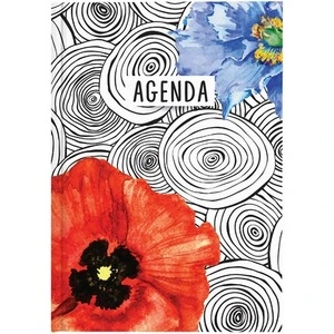 Щоденник недатований Агенда Графо "Red flower"