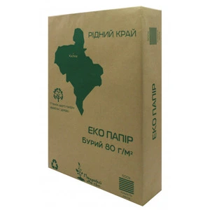 Папір офісний ЕКО А4 80г/м2 клас Eco бурий 500 арк. (ПА480В)