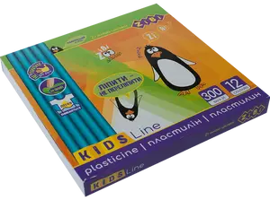 Пластилін дитячий 12 кольорів, 300гр, стек, ZB6211, ZiBi