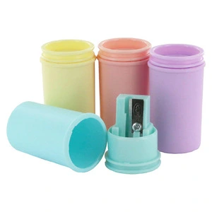 Чинка KUM 1870 Mini Paste з контейнером на 1 отвір ручна колір асорті (1870 K1 Mini Pastell)