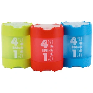 Чинка з конт. 4-in-1, пласт., 4 від. *