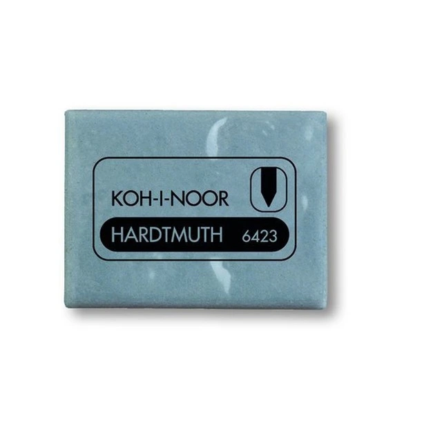 Гумка KOH-I-NOOR extra soft 47х36х10 мм. стирає олівець колір білий (6423018004KD)