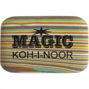 Гумка KOH-I-NOOR Magic 35х24х8 мм. стирає олівець і ручку колір асорті (6516/40)