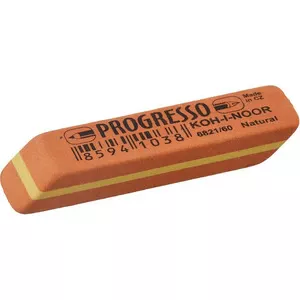 Гумка KOH-I-NOOR Progresso 57х14х8 мм. стирає олівець колір червоний (6821/60)