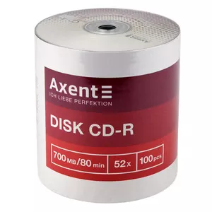 Диски Axent CD-R 700MB/80min 52X bulk-100 (8101-A)