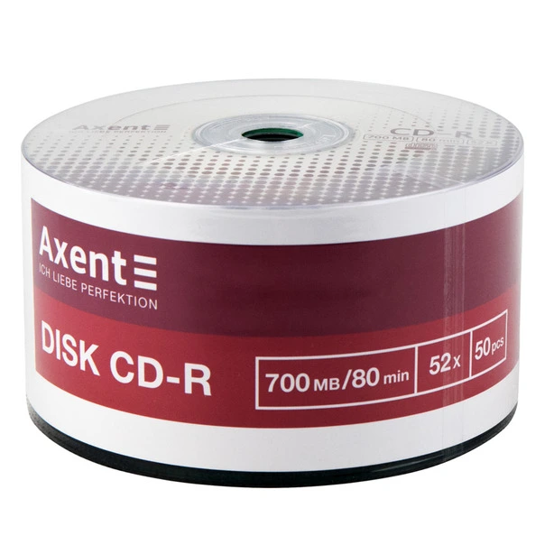 Диски CD-R Axent 700MB/80min 52X (8102-A)