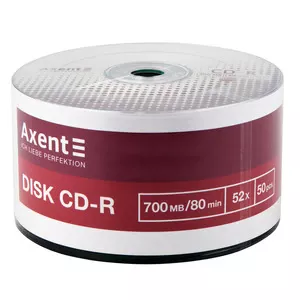 Диски CD-R Axent 700MB/80min 52X (8102-A)