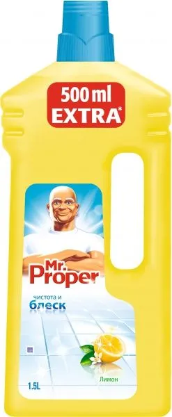 Засіб для миття пiдлоги та стiн Mr. Proper Лимон 1,5 л (81713197)