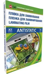 Плівка для ламінування А3, 75мкм, 303х426, 38/37, YLG-ANTISTATIC