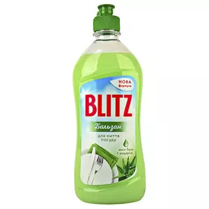 Засіб для миття посуду BLITZ бальзам Алоє 500 мл ПЕТ пляшка (210000321)