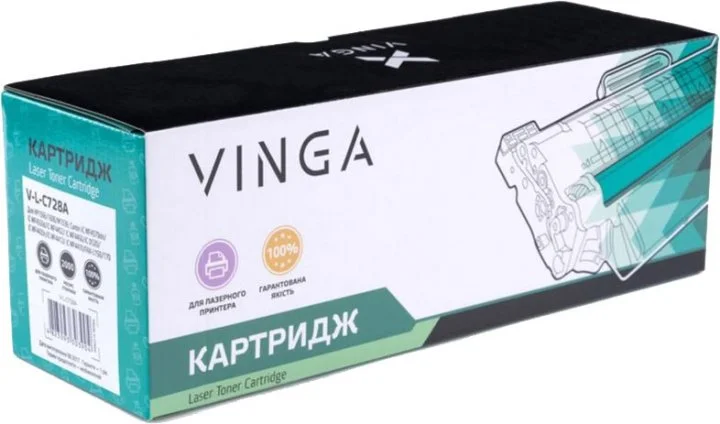 Катридж до принтера Vinga Canon 728/726 Black (V-L-C728A)