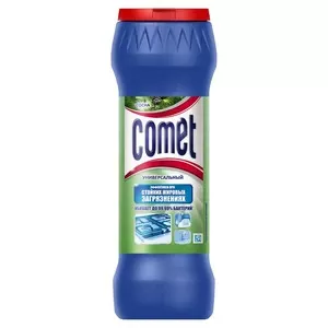 Порошок для чищення з дезинфікуючими властивостями COMET Сосна з хлорінолом у банці 475 г (2705572)