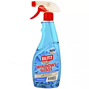 Засіб для миття скла BLITZ crystal Aquablue 500 мл розпилювач (240000222)