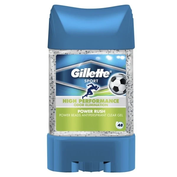 Гелевий антиперспірант Gillette Power Beards Power Rush 75 мл (81678110)