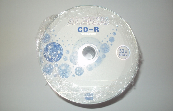 Диск CD-R 700mb,52x80min Alerus 50шт/уп