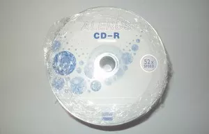 Диск CD-R 700mb,52x80min Alerus 50шт/уп