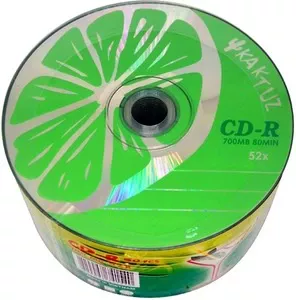 Диск CD-R ,52x50min Kaktuz50шт/уп