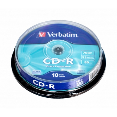 Диск CD-R 700mb,52x80min Verbatim 50шт/уп