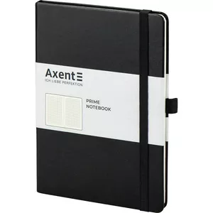 Зошит офісний Axent Partner Prime 145х210 96арк. клітинка тверда палітурка чорний (8305-01-А)