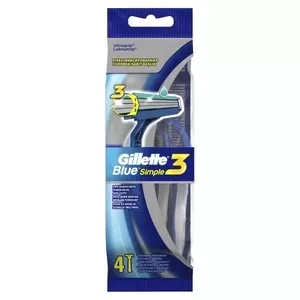 Станки одноразові Gillette BLUE Simple 3 для чоловіків 4 шт (81661443)
