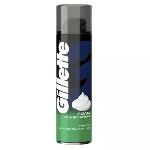 Піна для гоління Gillette Menthol для чоловіків 200мл (81682556)