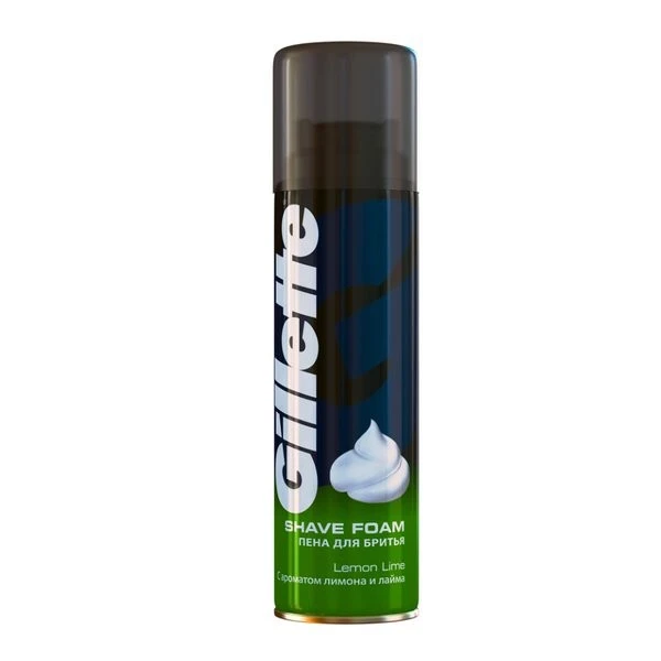 Піна для гоління Gillette Lemon Lime для чоловіків 200мл (81682559)