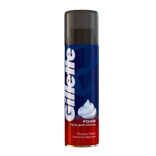 Піна для гоління Gillette Classic Clean для чоловіків 200мл (81682552)