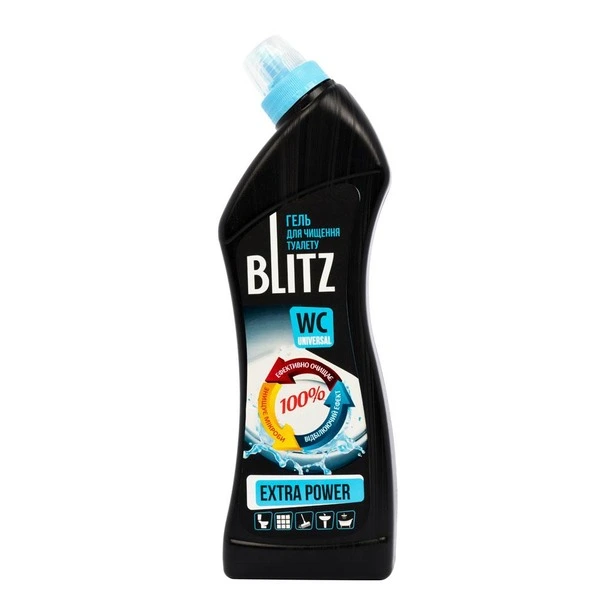 Засіб для чищення туалетів  Blitz Extra Power ПЕТ пляшка 750 мл (240000614)