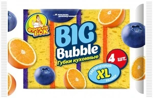 Губки кухонні Фрекен Бок Big Bubble 110x73x35 мм 4 шт (64026350)